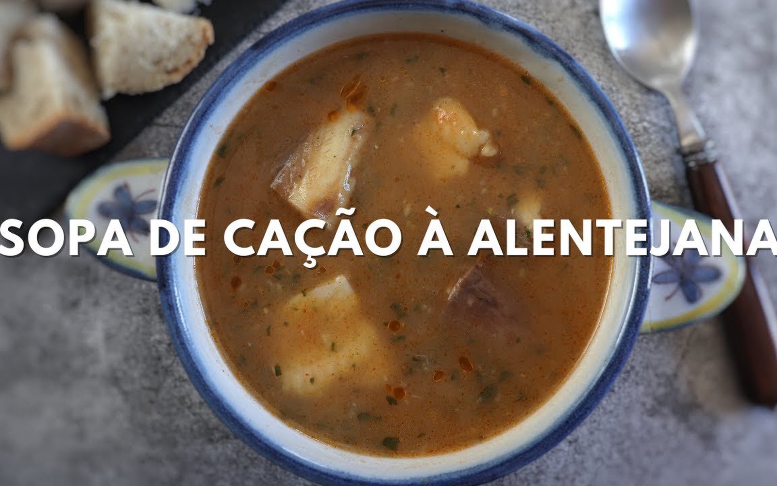 Sopa de Cação à Alentejana