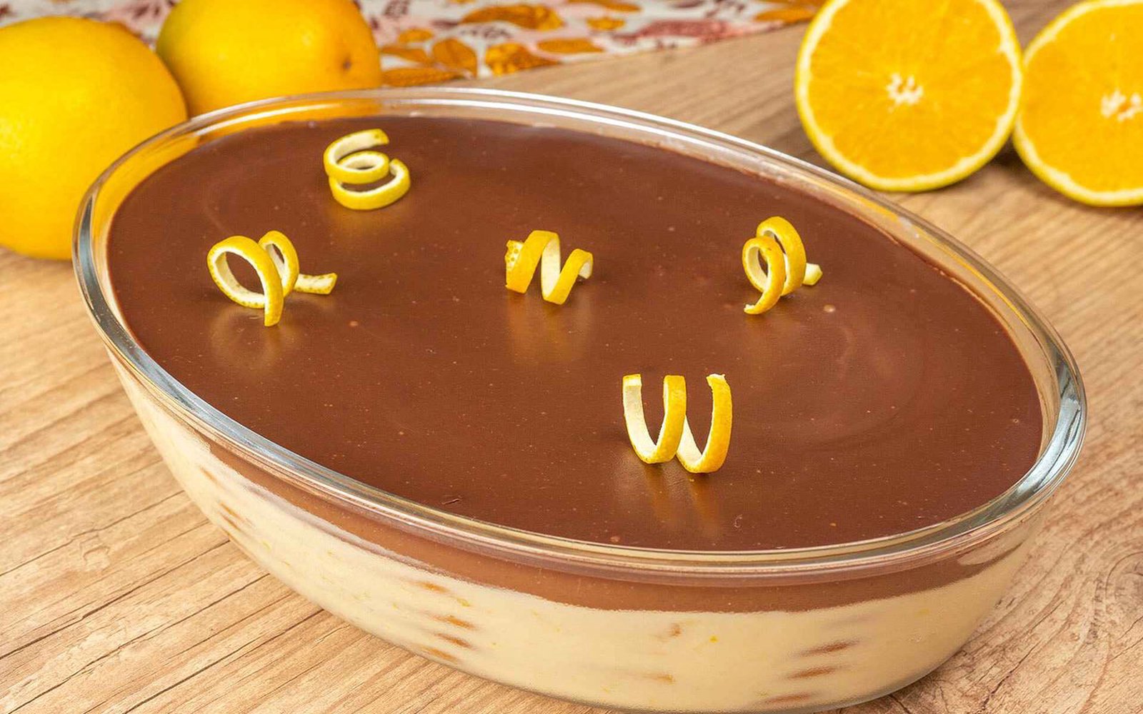 Pavê de Laranja com Chocolate
