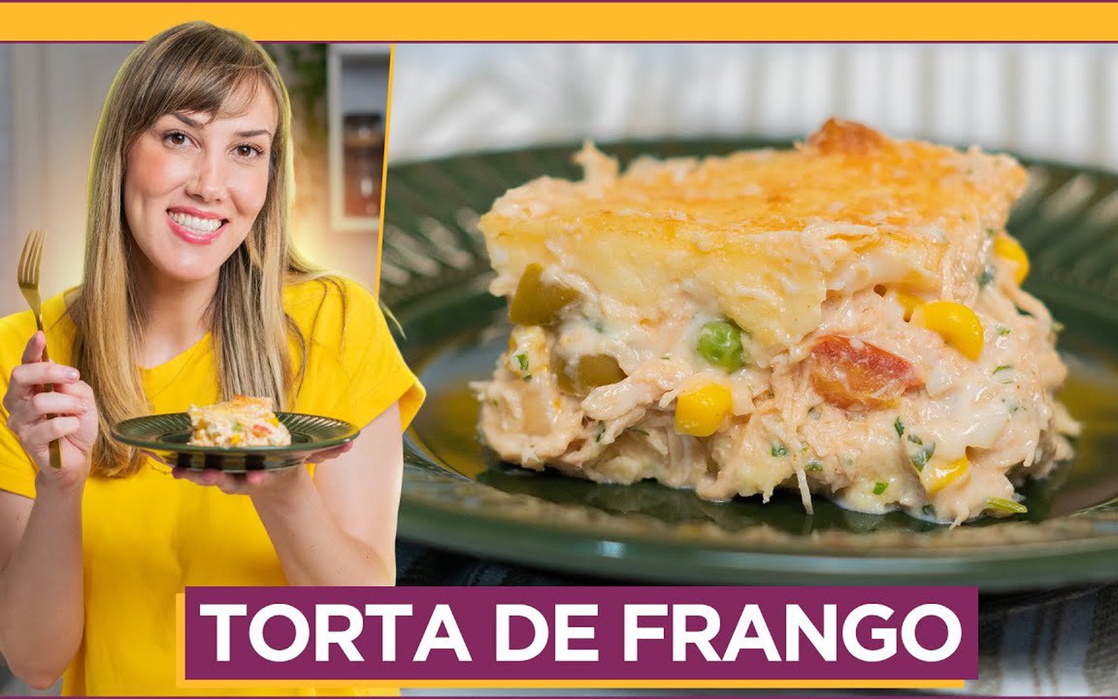 Torta de Frango de Liquidificador
