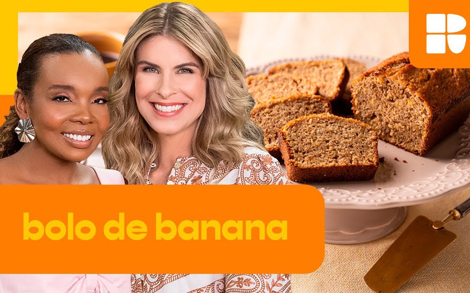 Bolo de Banana com Aveia