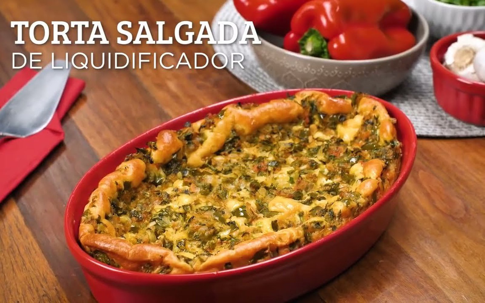 Torta Salgada de Liquidificador