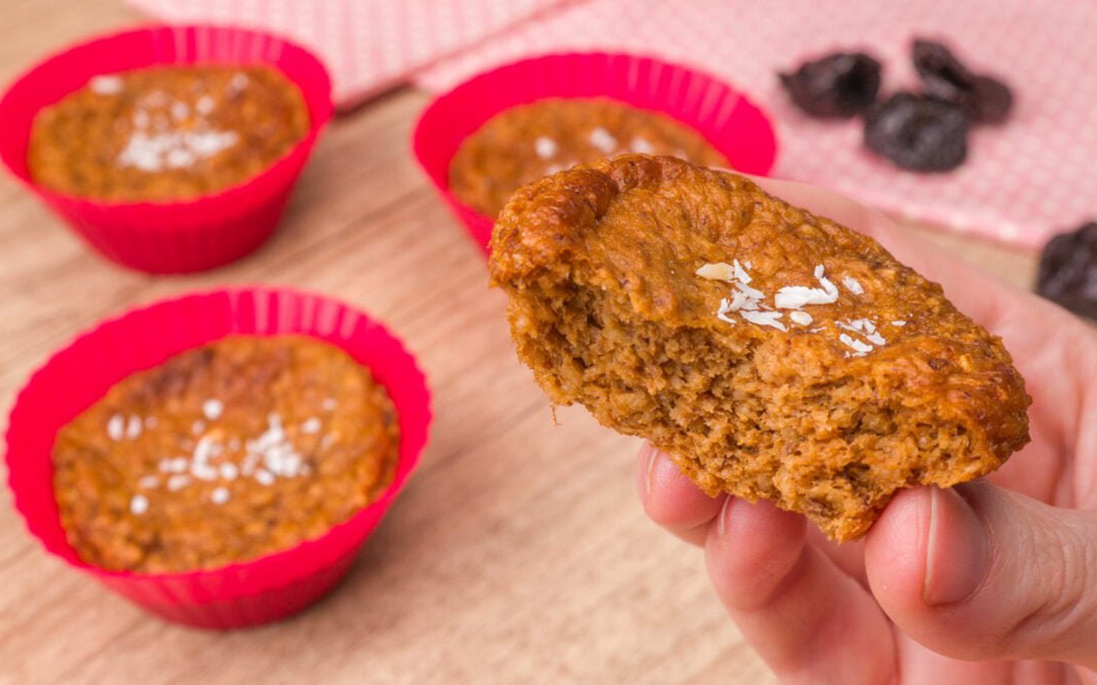 Bolinho de Ameixa com Coco sem Açúcar