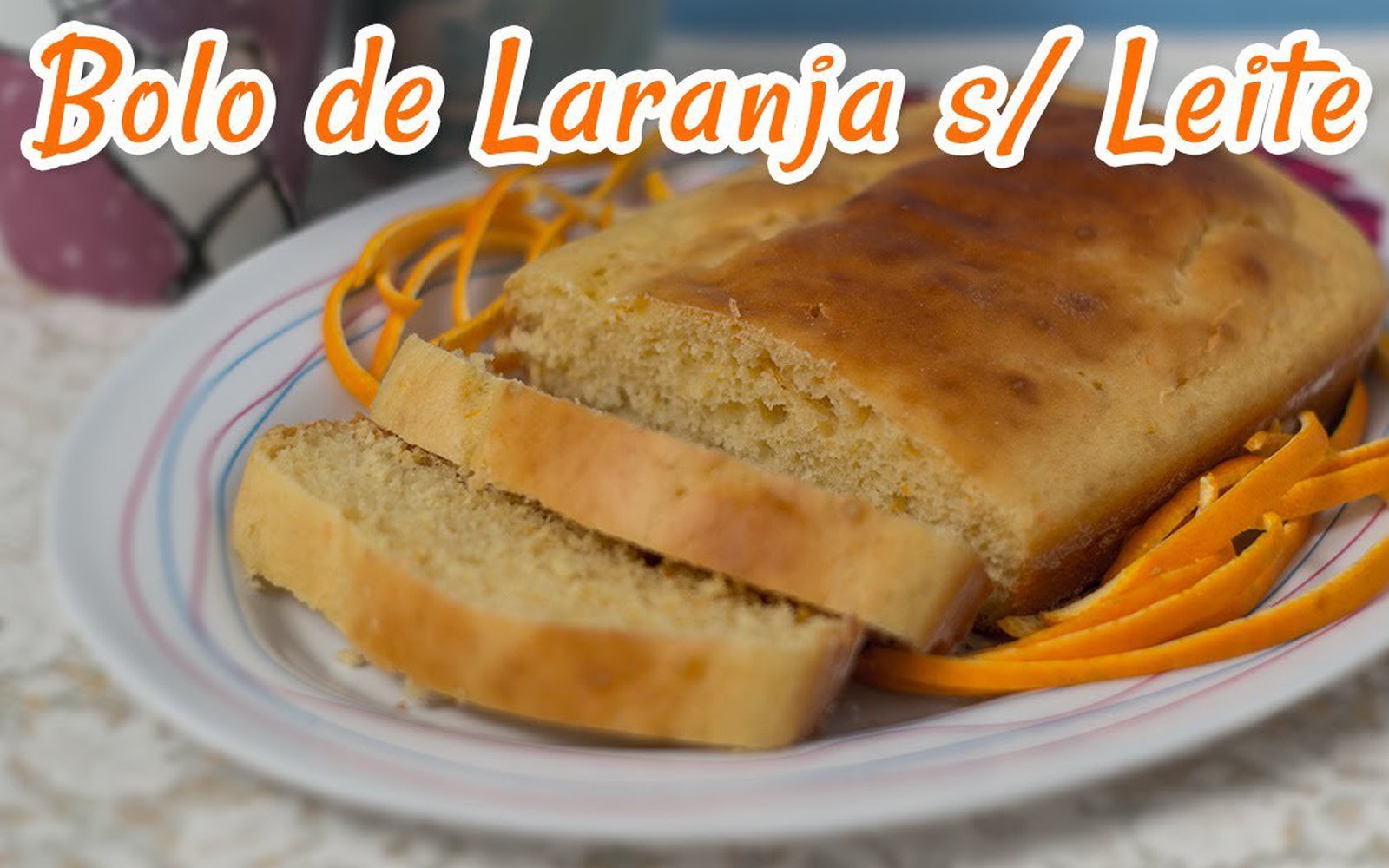 Bolo de Laranja sem Leite