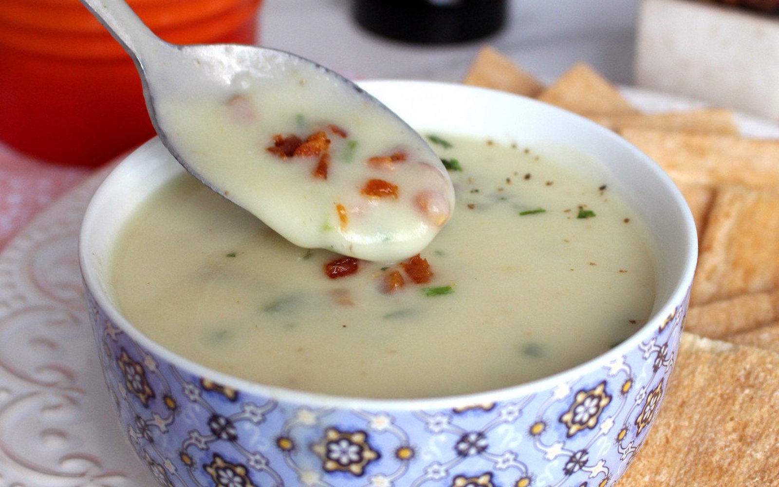 Creme de Batata com Bacon