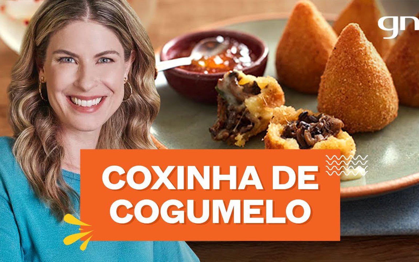 Coxinha Vegetariana com Recheio de Cogumelos