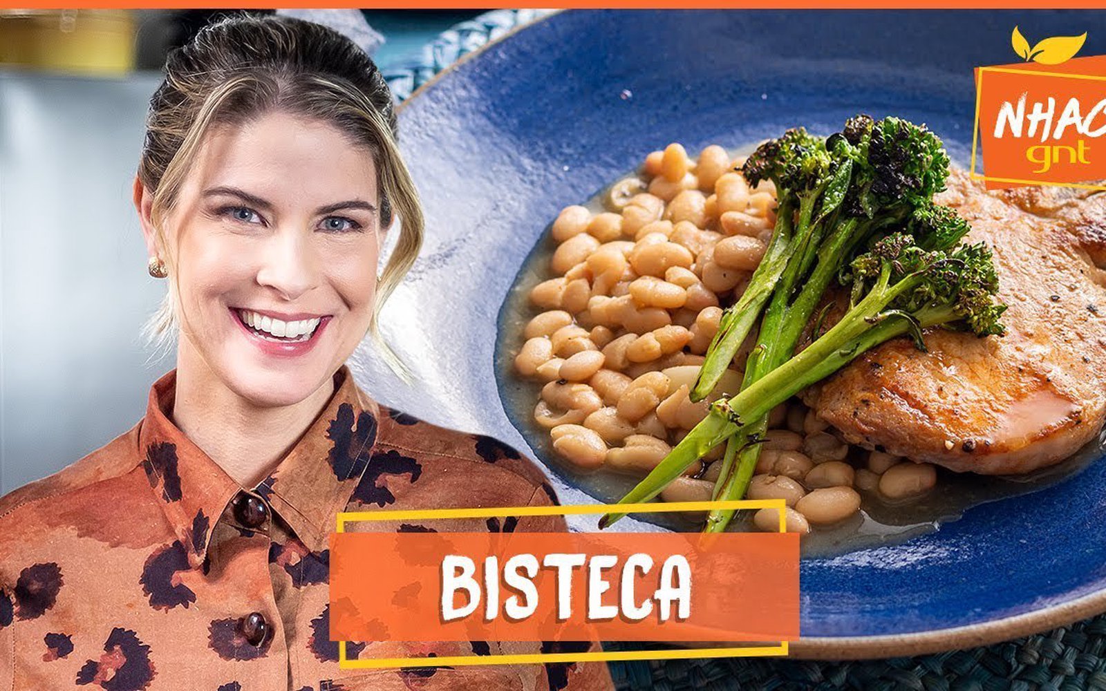 Bisteca Supermacia com Feijão Branco