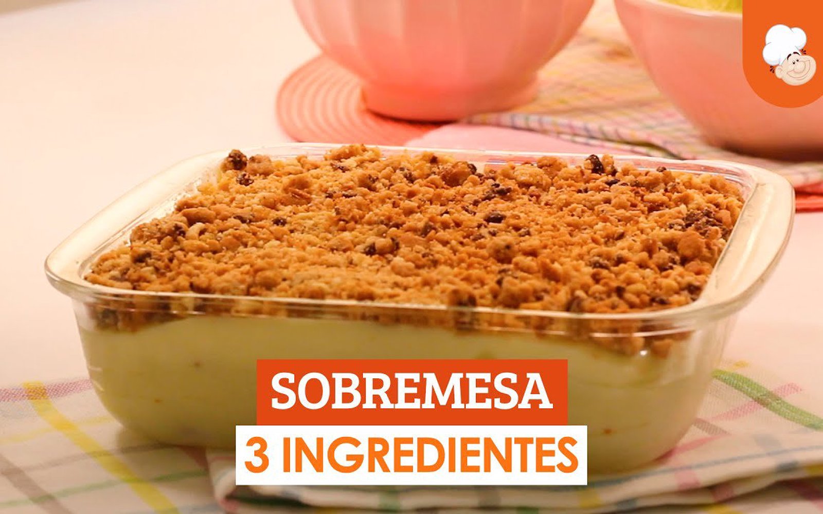 Sobremesa Gelada de Limão com Biscoito Cookie