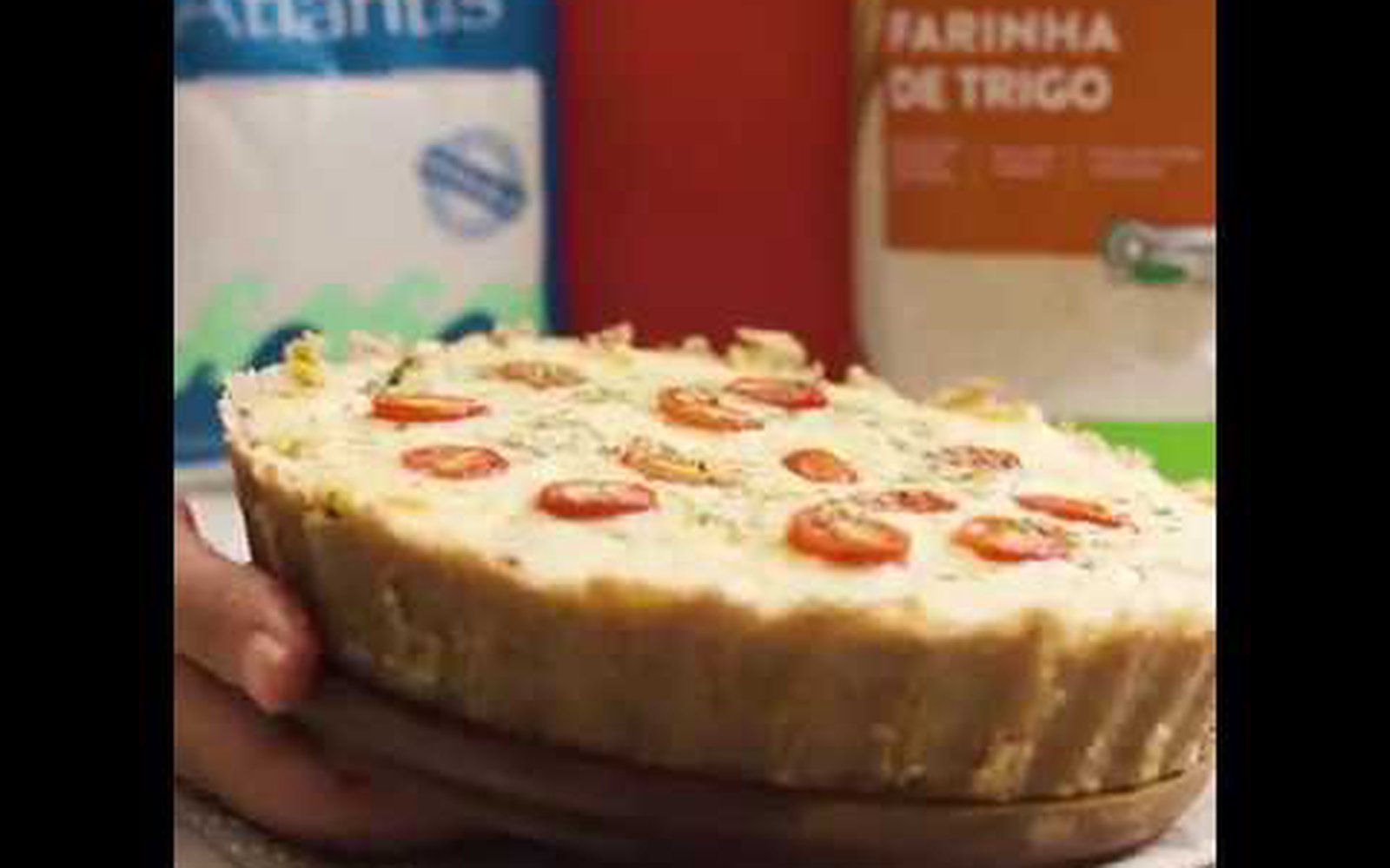 Quiche Vegano de Legumes