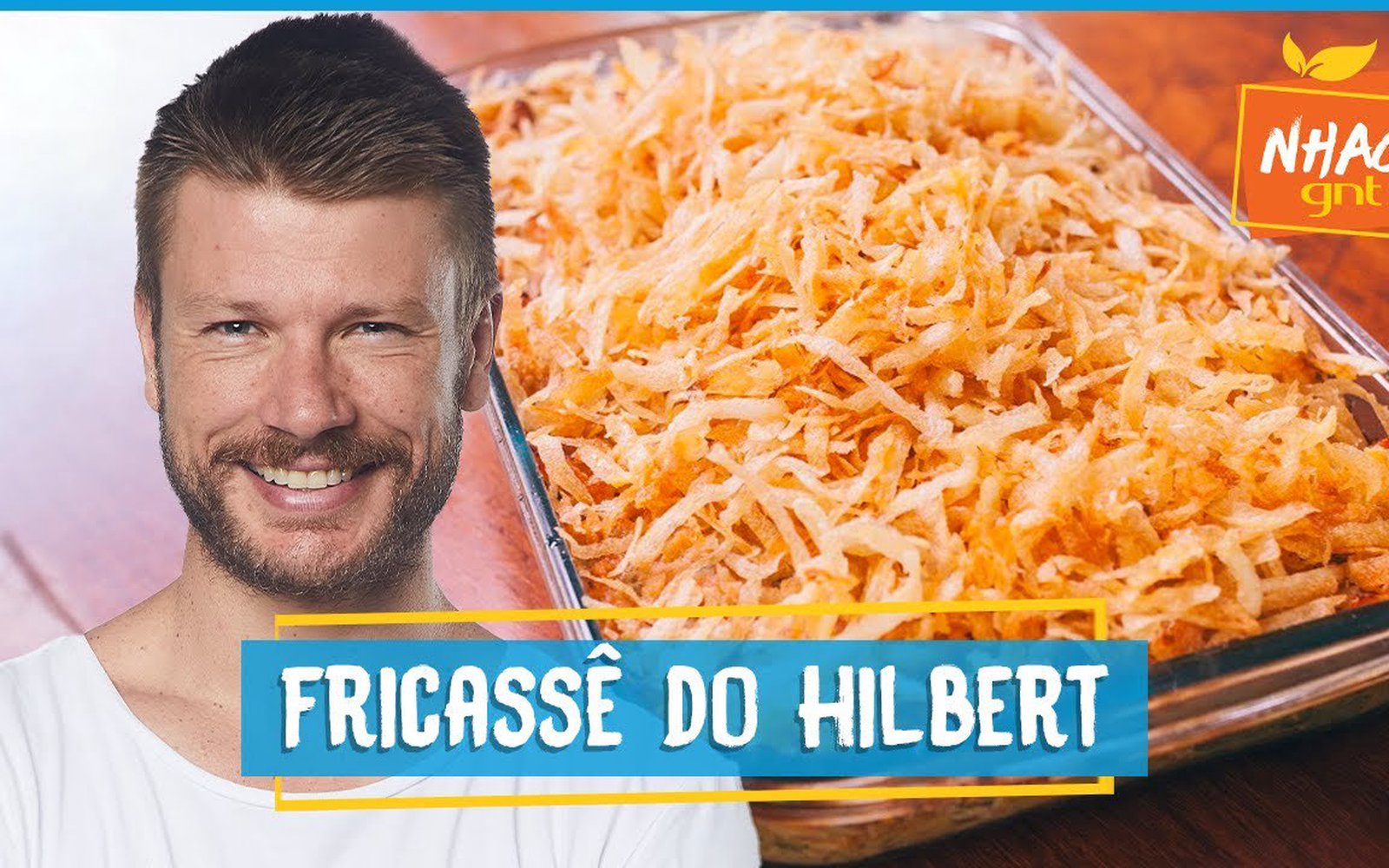 Fricassê de Frango com Abobrinha e Batata Palha Caseira