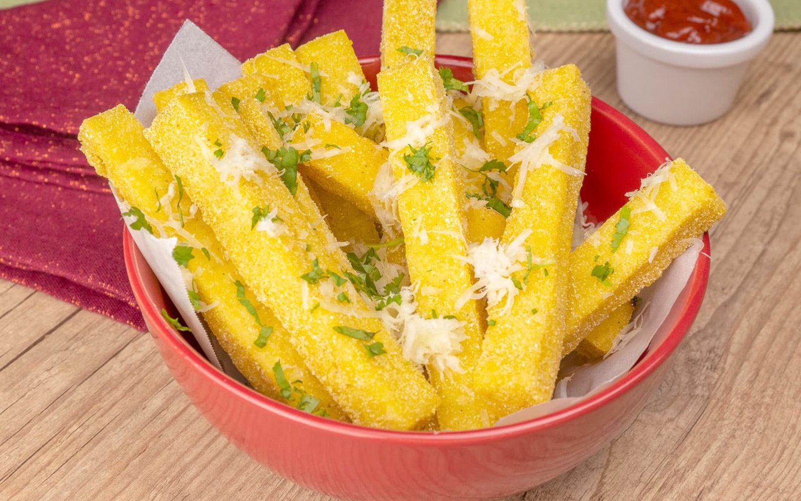 Polenta Frita, Assada ou na Air Fryer com apenas 5 ingredientes