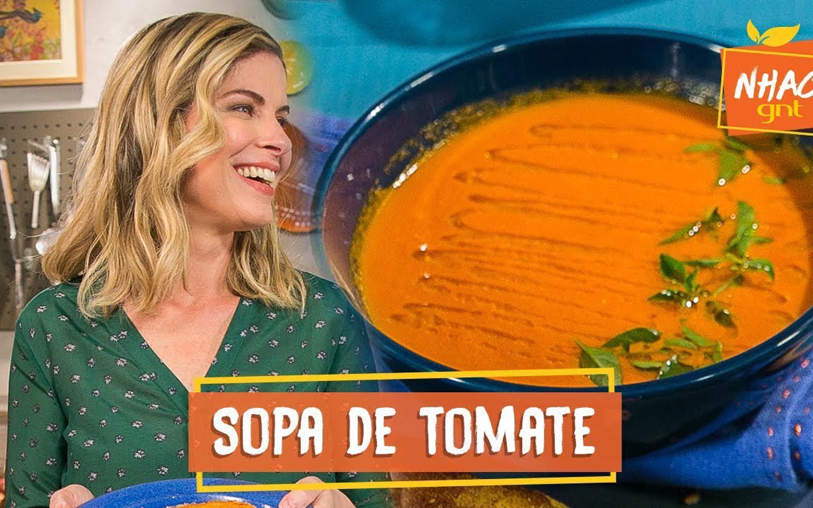 Sopa de tomate de forno