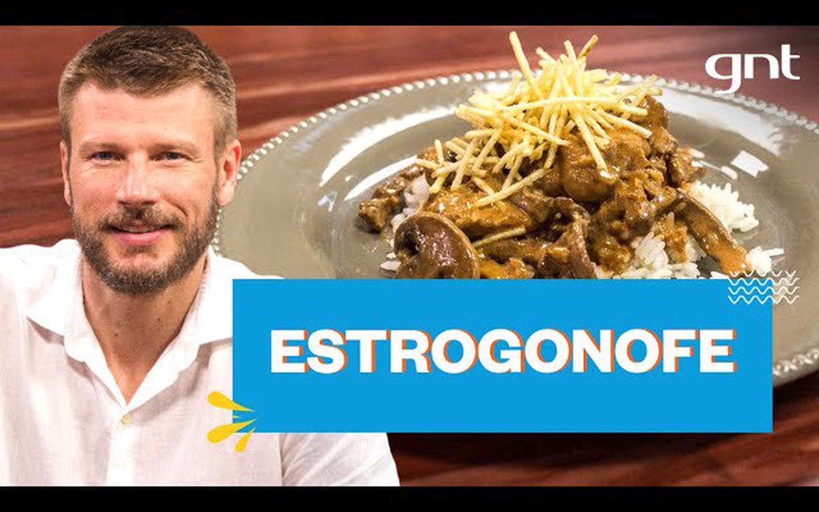 Estrogonofe de Carne com Champignon e Arroz Branco
