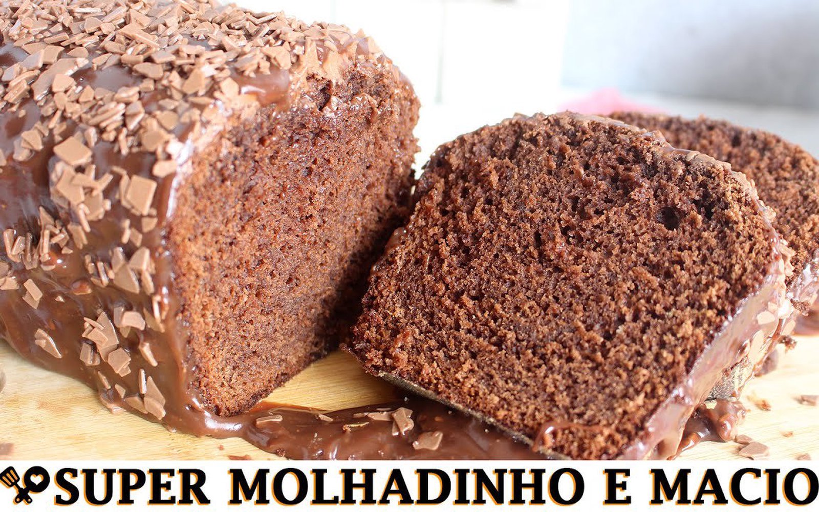 Bolo de Chocolate Super Úmido e Macio
