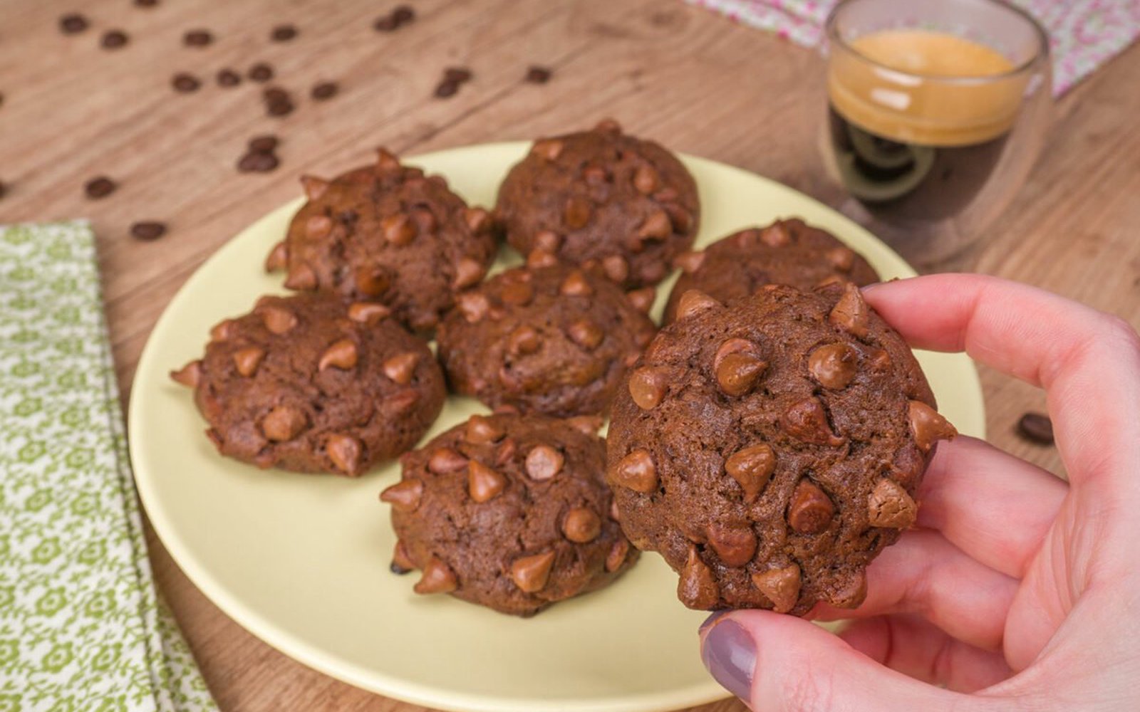 Cookie de Chocolate com Café