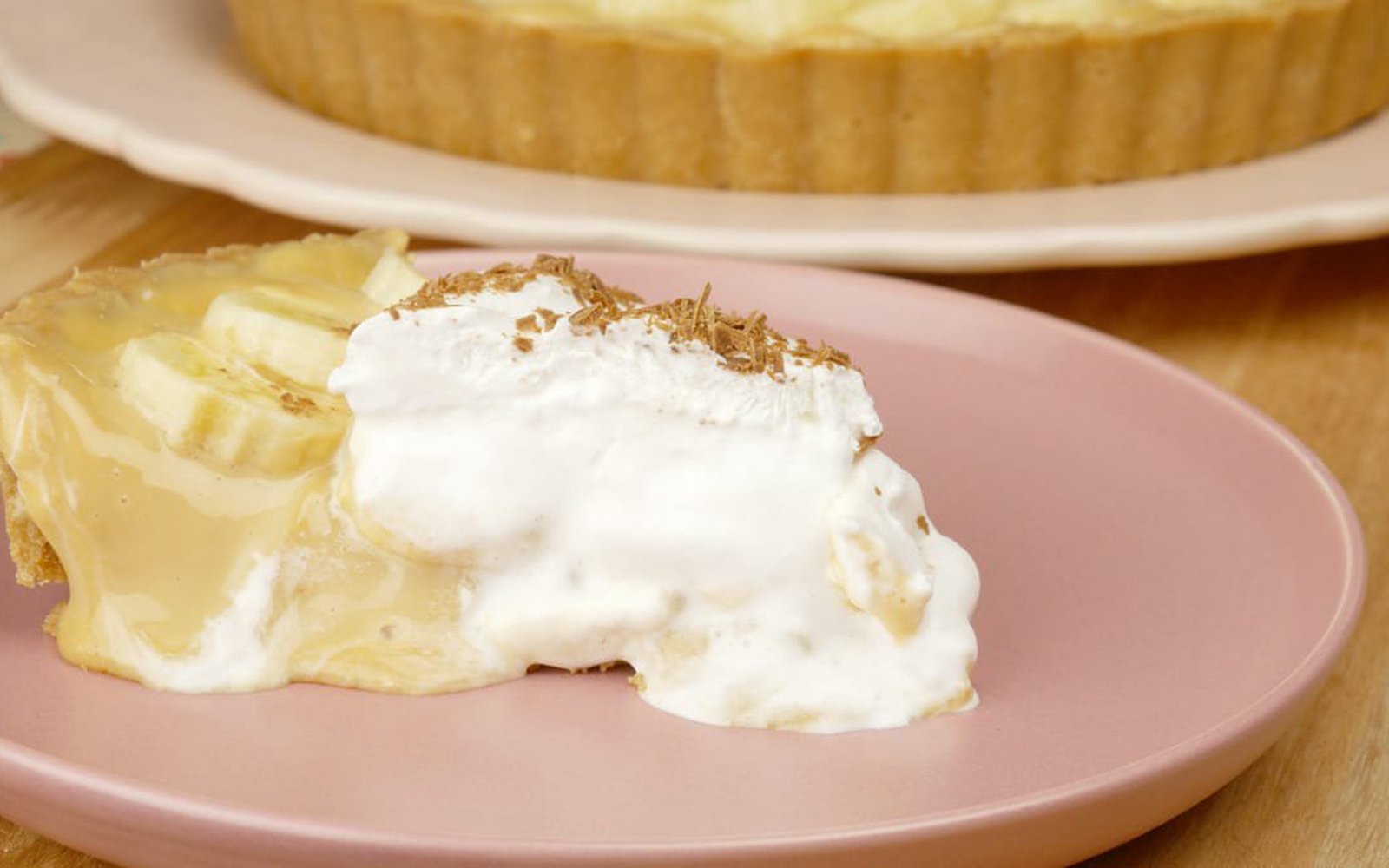 Torta de Banana com Doce de Leite