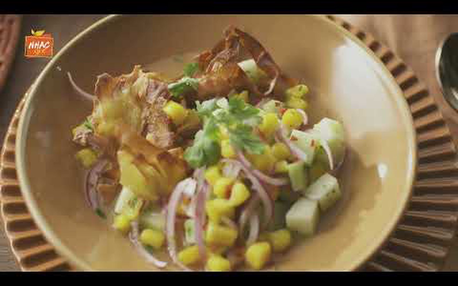 Ceviche Vegetariano com Chuchu e Manga