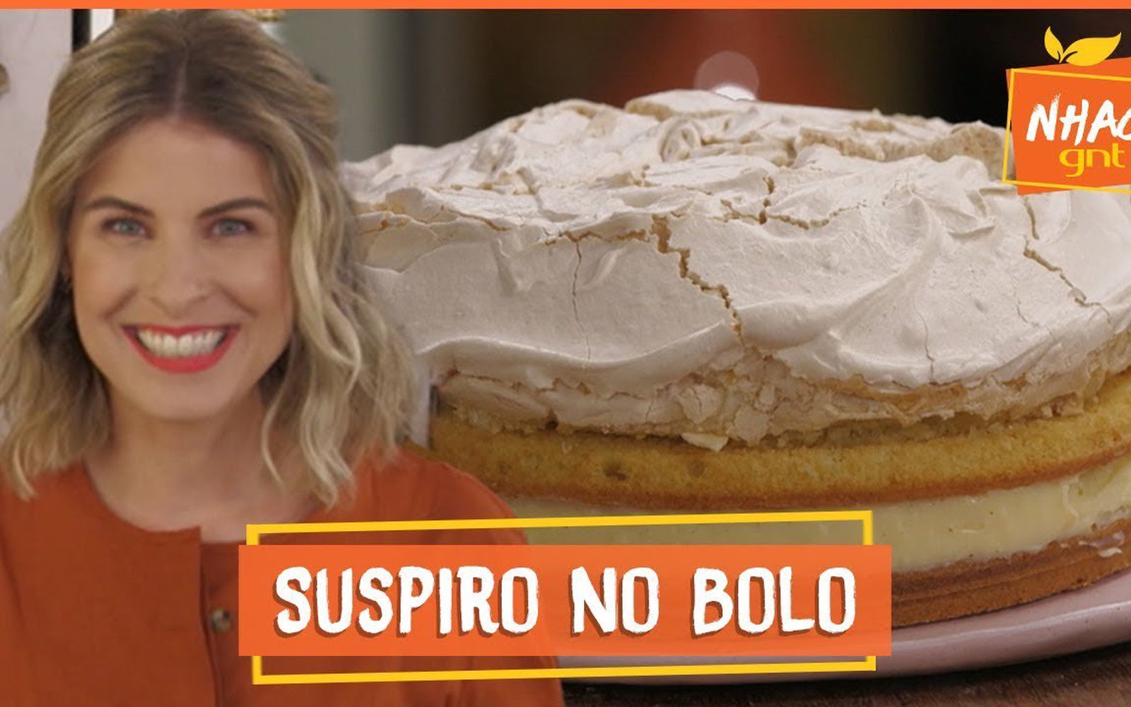 Bolo com Cobertura de Suspiro