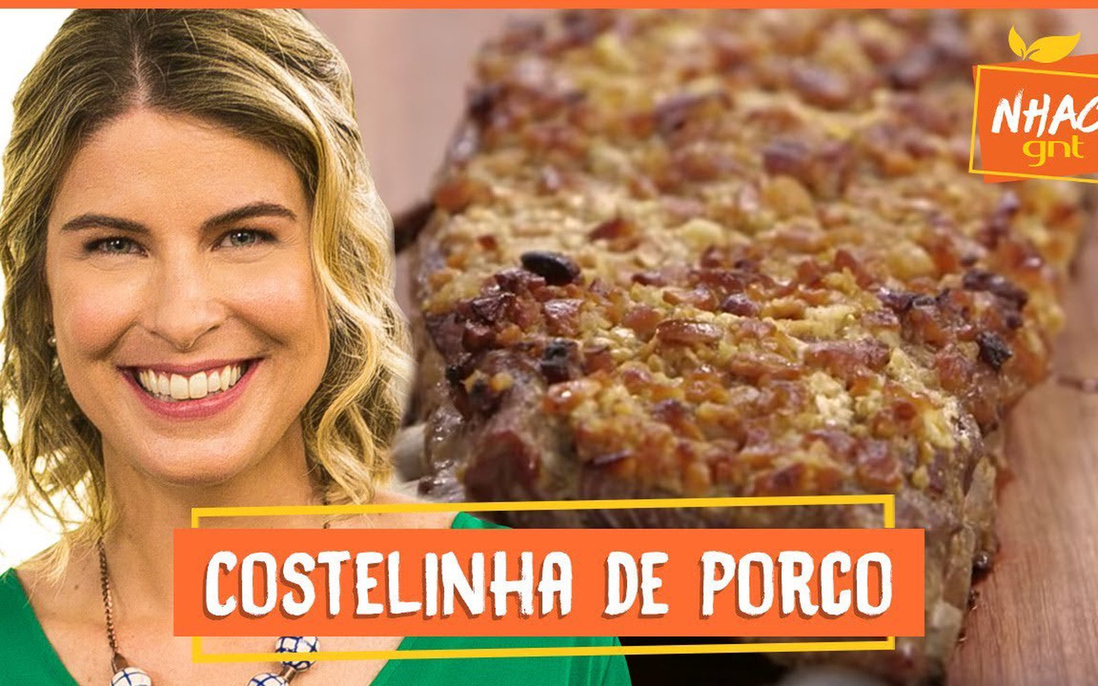 Costelinha de porco com geleia de laranja e castanha-de-caju