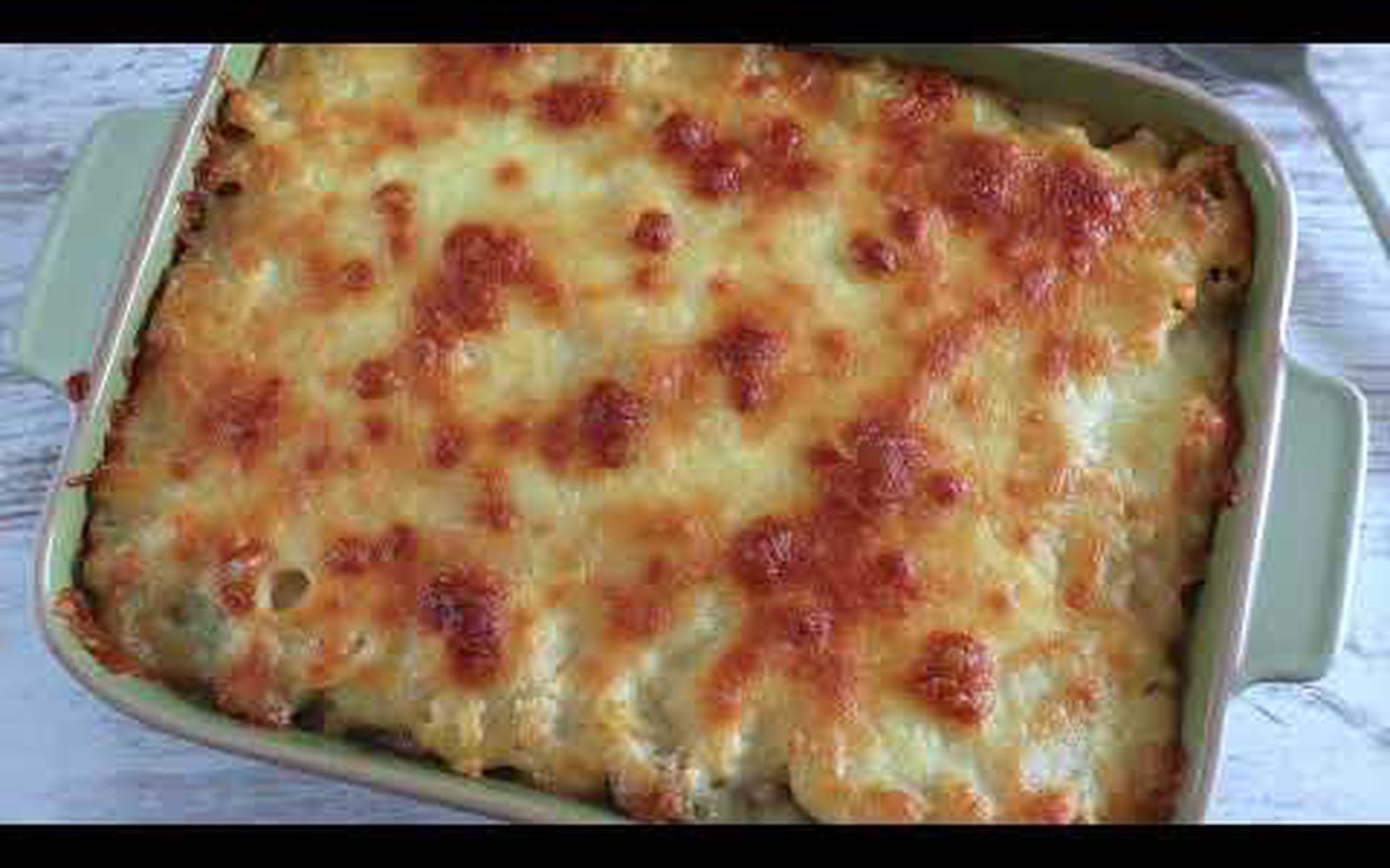 Massa com Carne Picada no Forno
