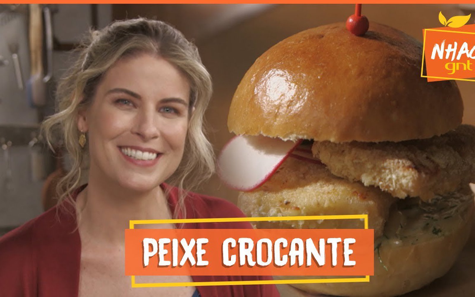 Sanduíche de Peixe à Milanesa Crocante