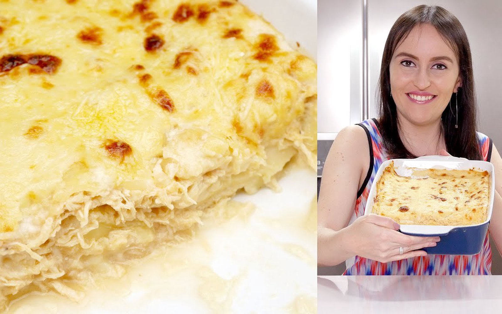 Lasanha de Frango ao Molho Branco
