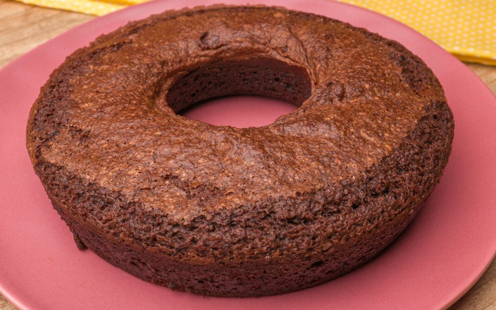 Bolo de Chocolate com Água com Gás