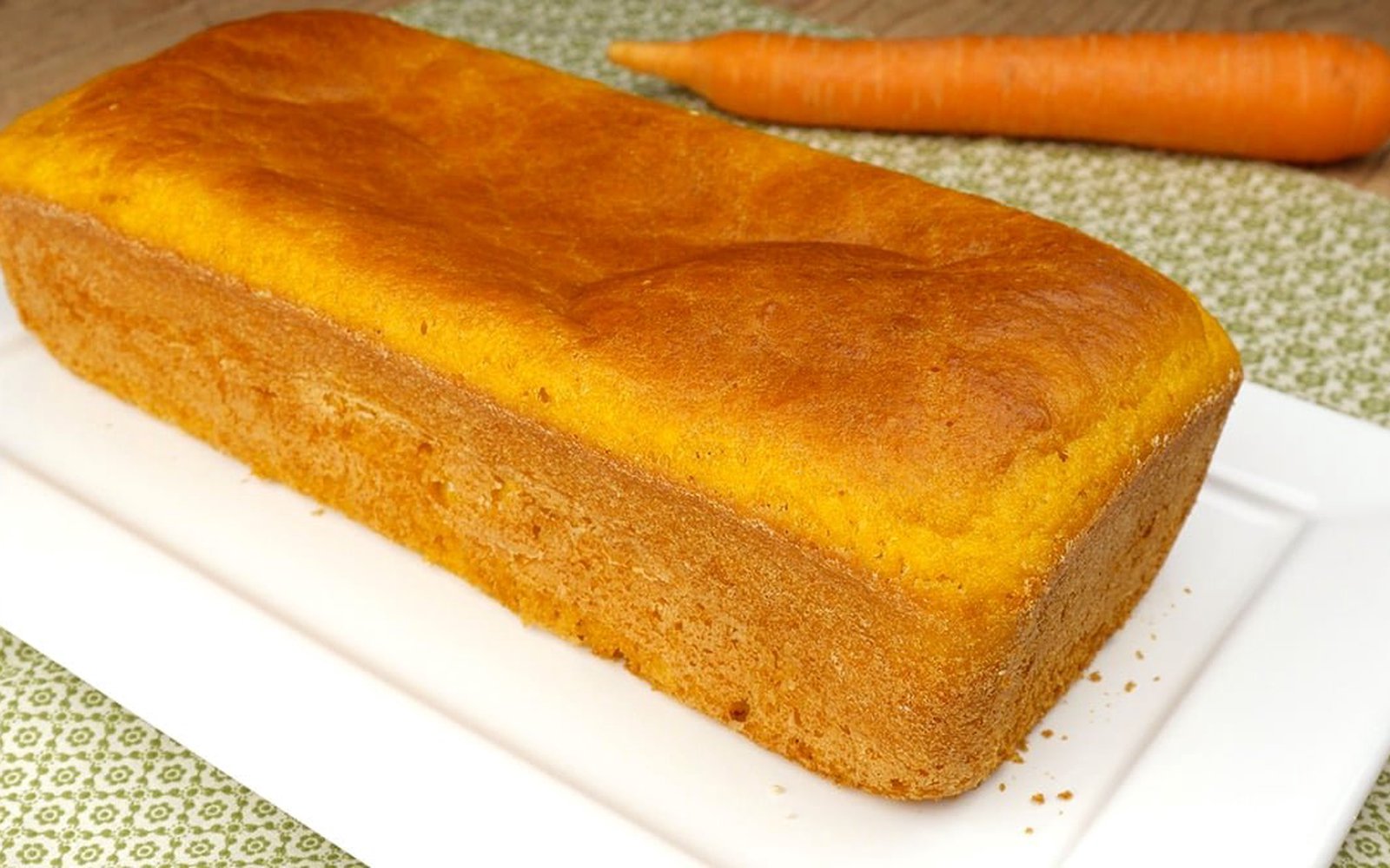 Pão de Cenoura sem sova