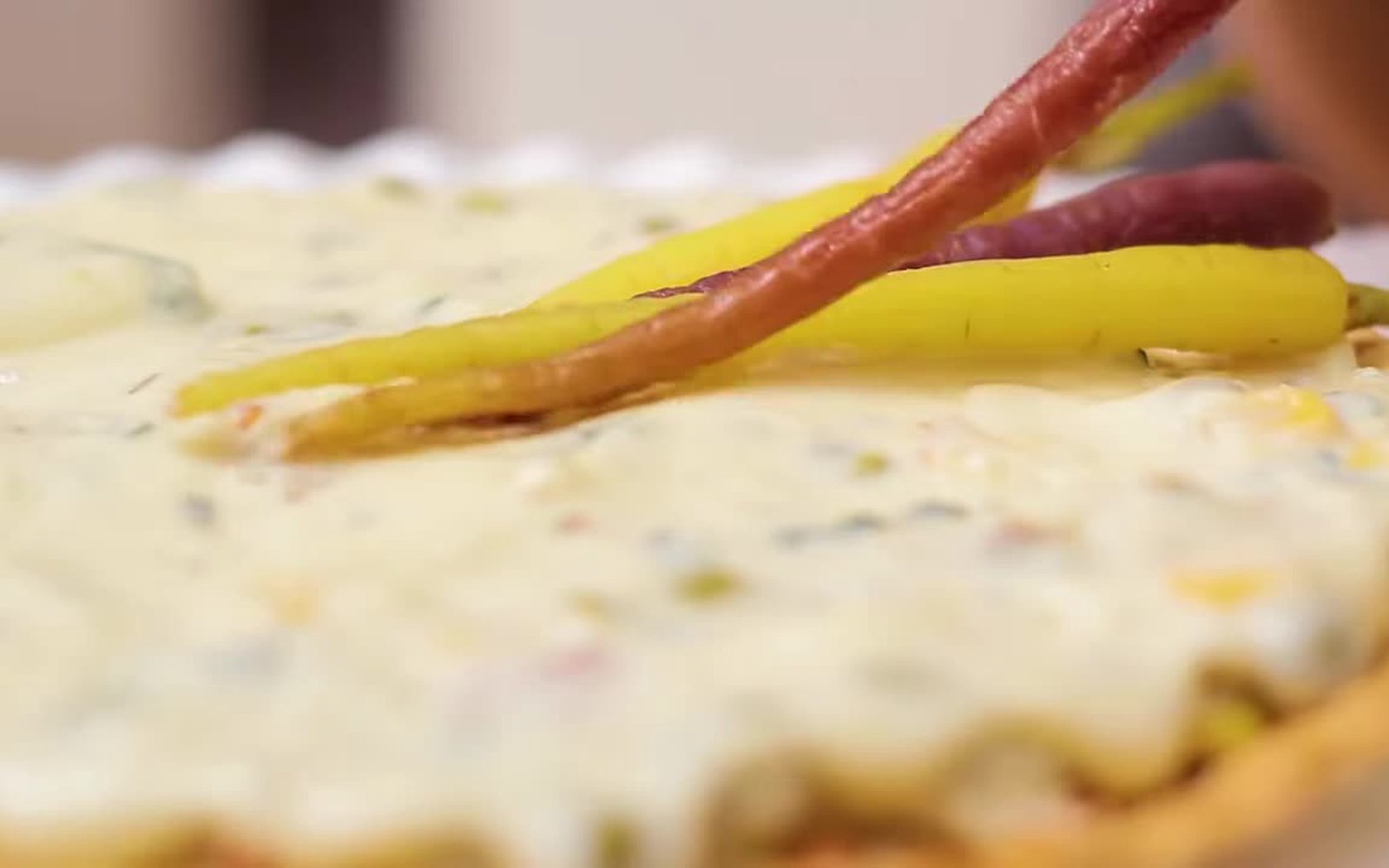 Receita de Torta-Foundue com Cenoura