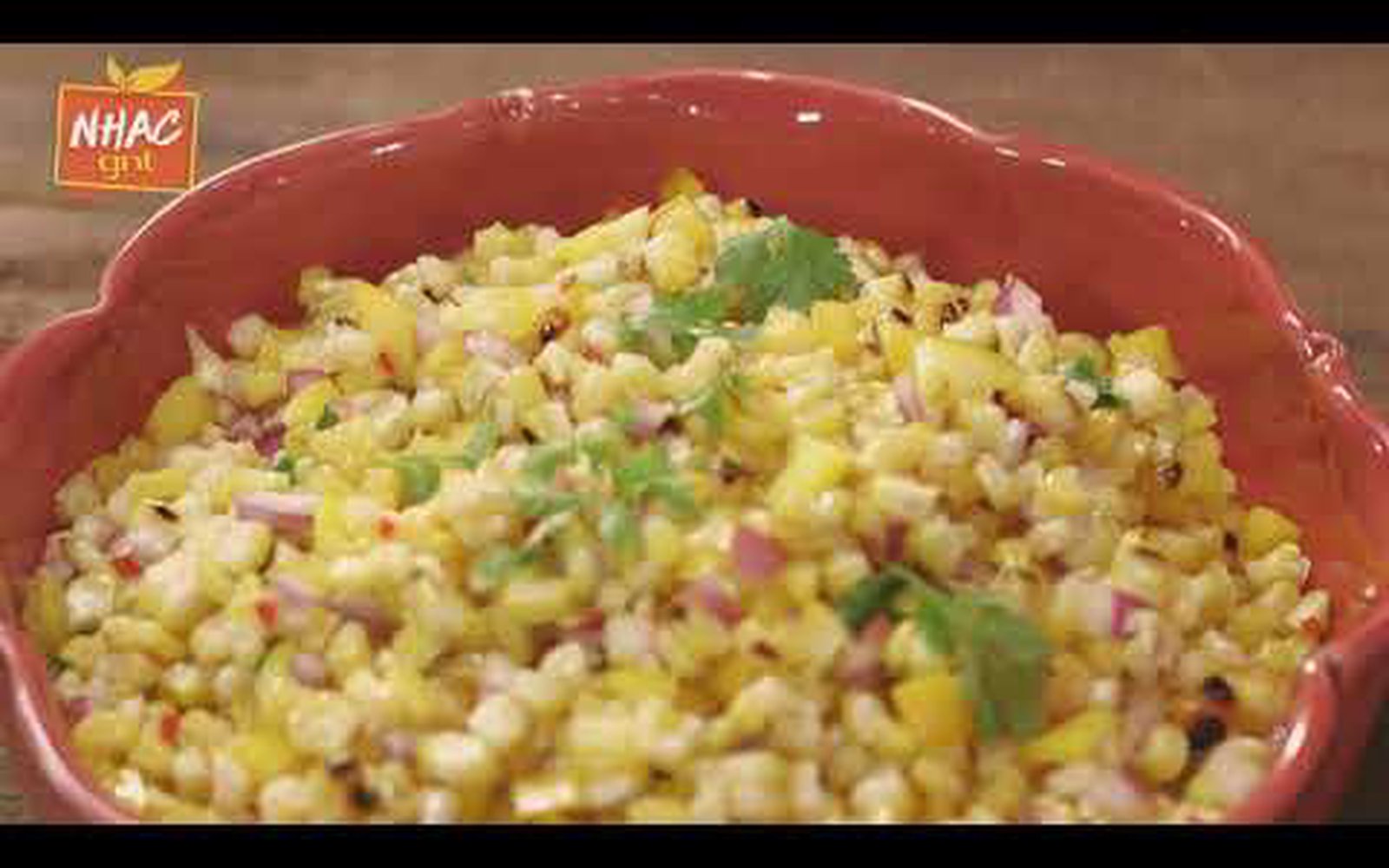 Salada de milho grelhado