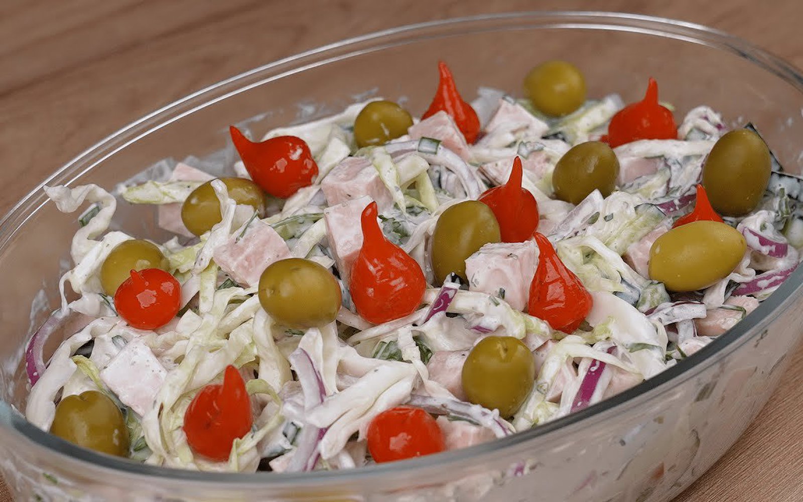 Salada com Peito de Peru