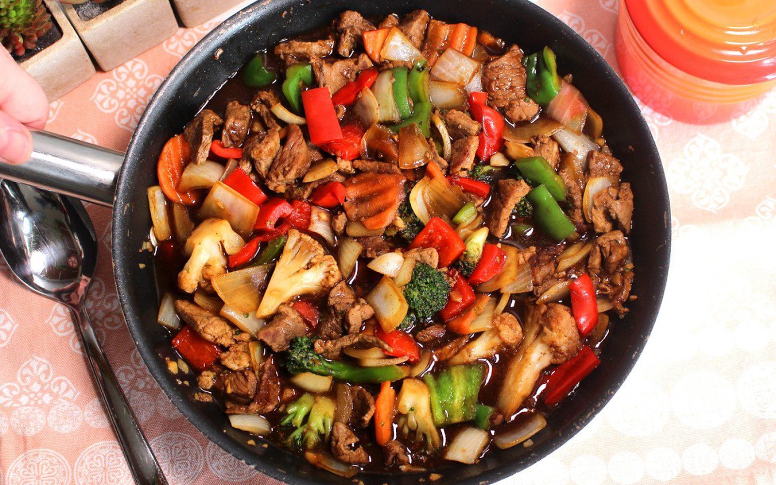 Carne com Legumes