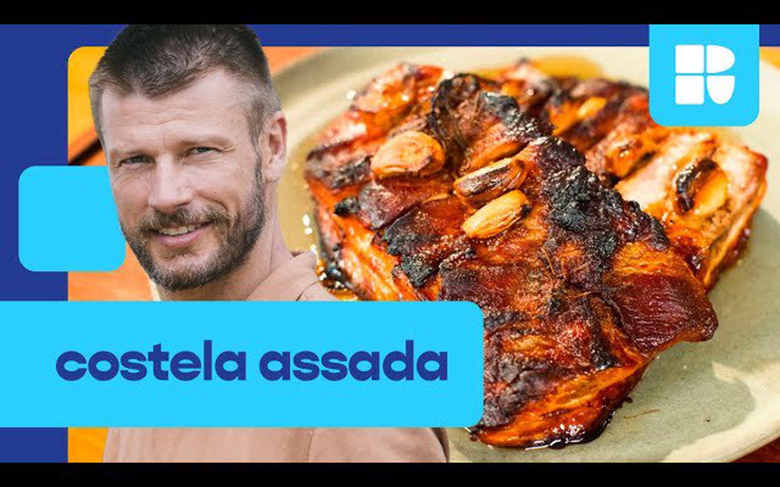 Costela suína assada com páprica e melaço