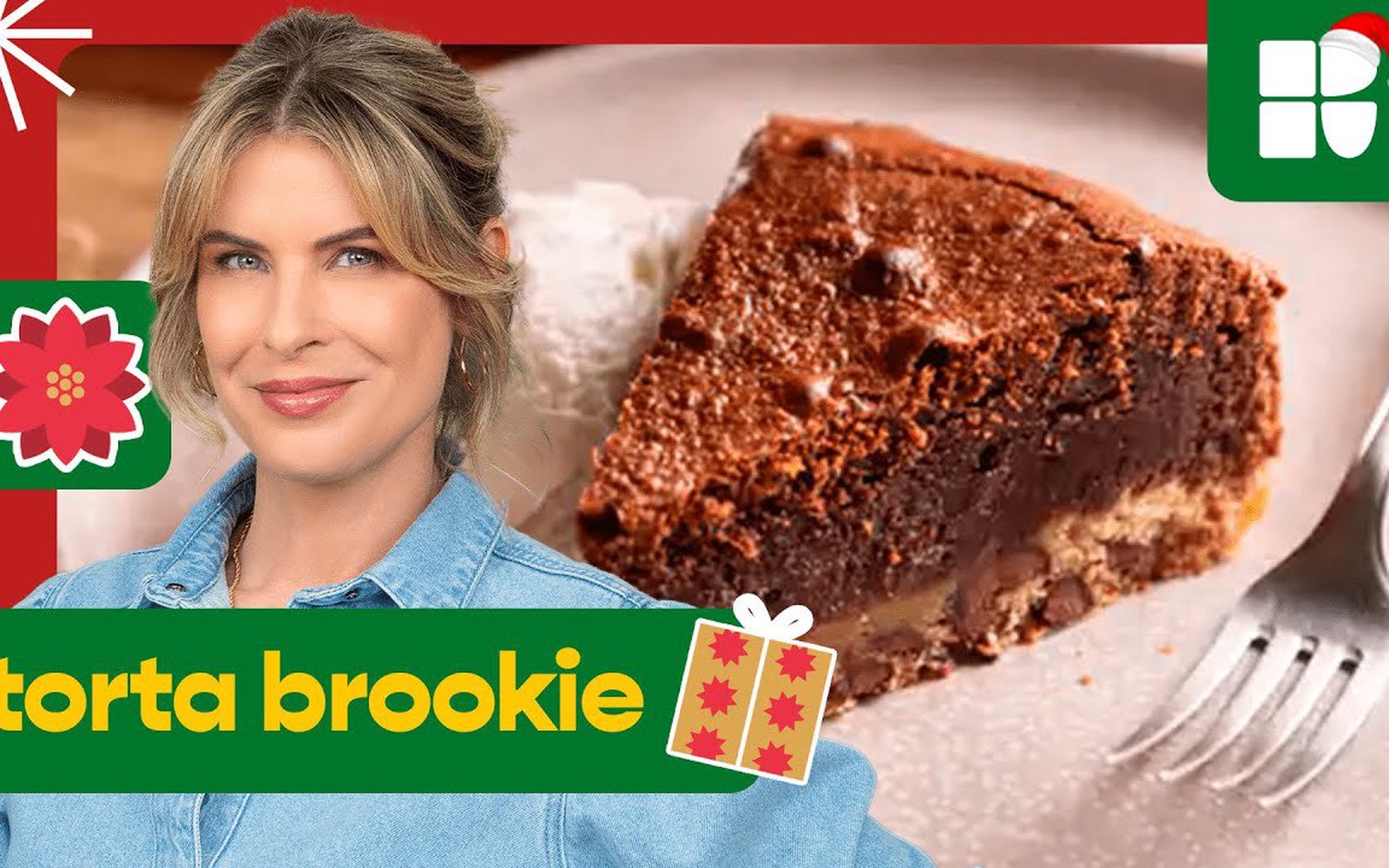 Torta de Brownie com Cookie (Brookie)