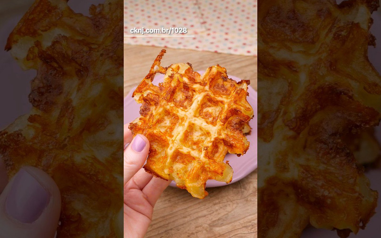 Waffle de Pão de Queijo