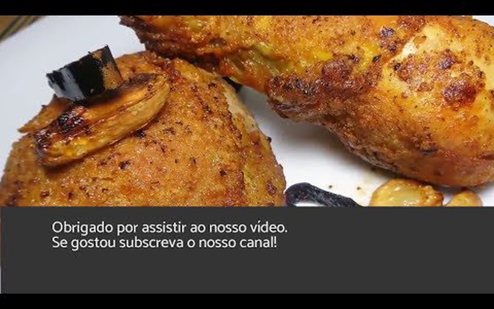 Frango Frito com Alho Crocante
