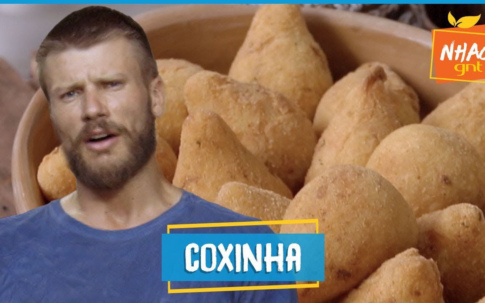 Coxinha de Frango com Massa de Mandioca