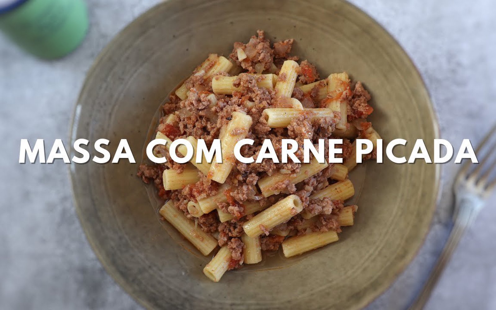 Massa com Carne Picada