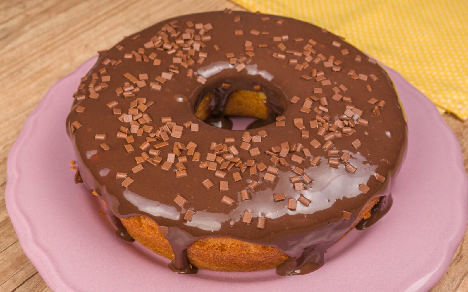 Bolo de Baunilha na Airfryer