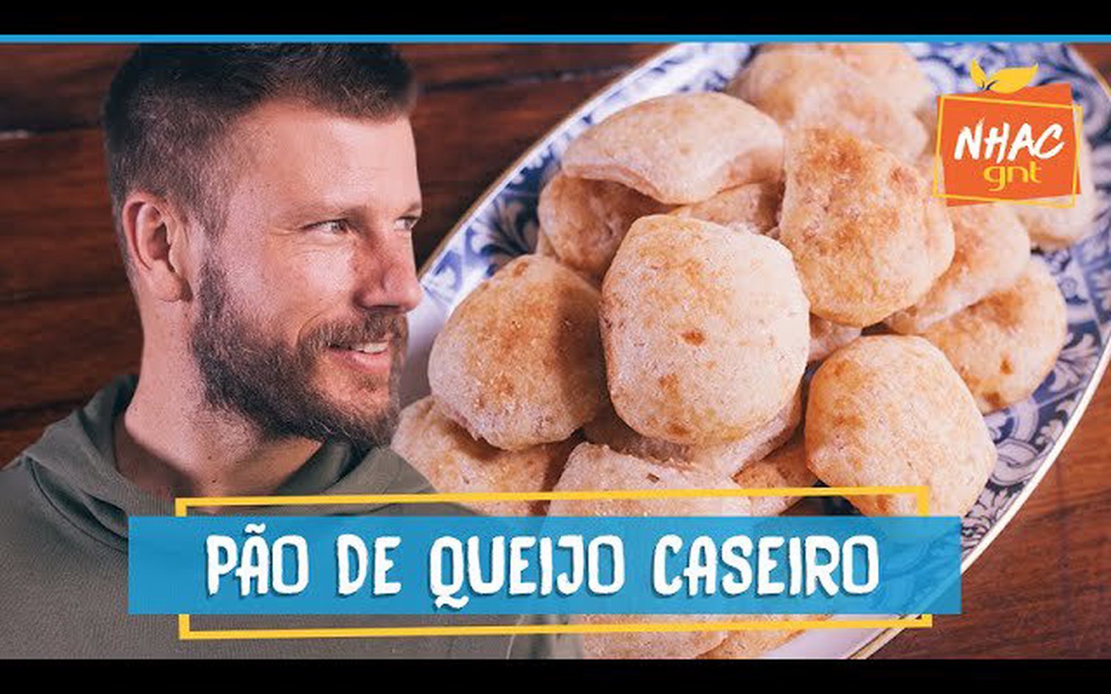 Pão de Queijo Caseiro com Peito de Peru