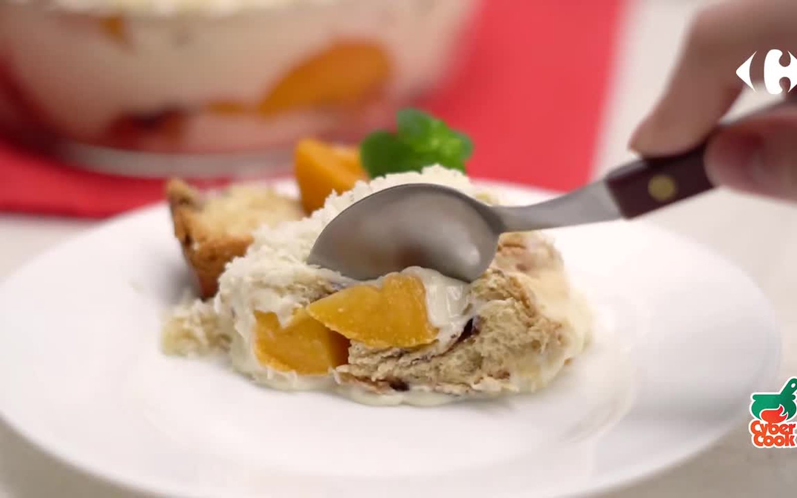 Receita de Pavê de Pêssego com Chocottone