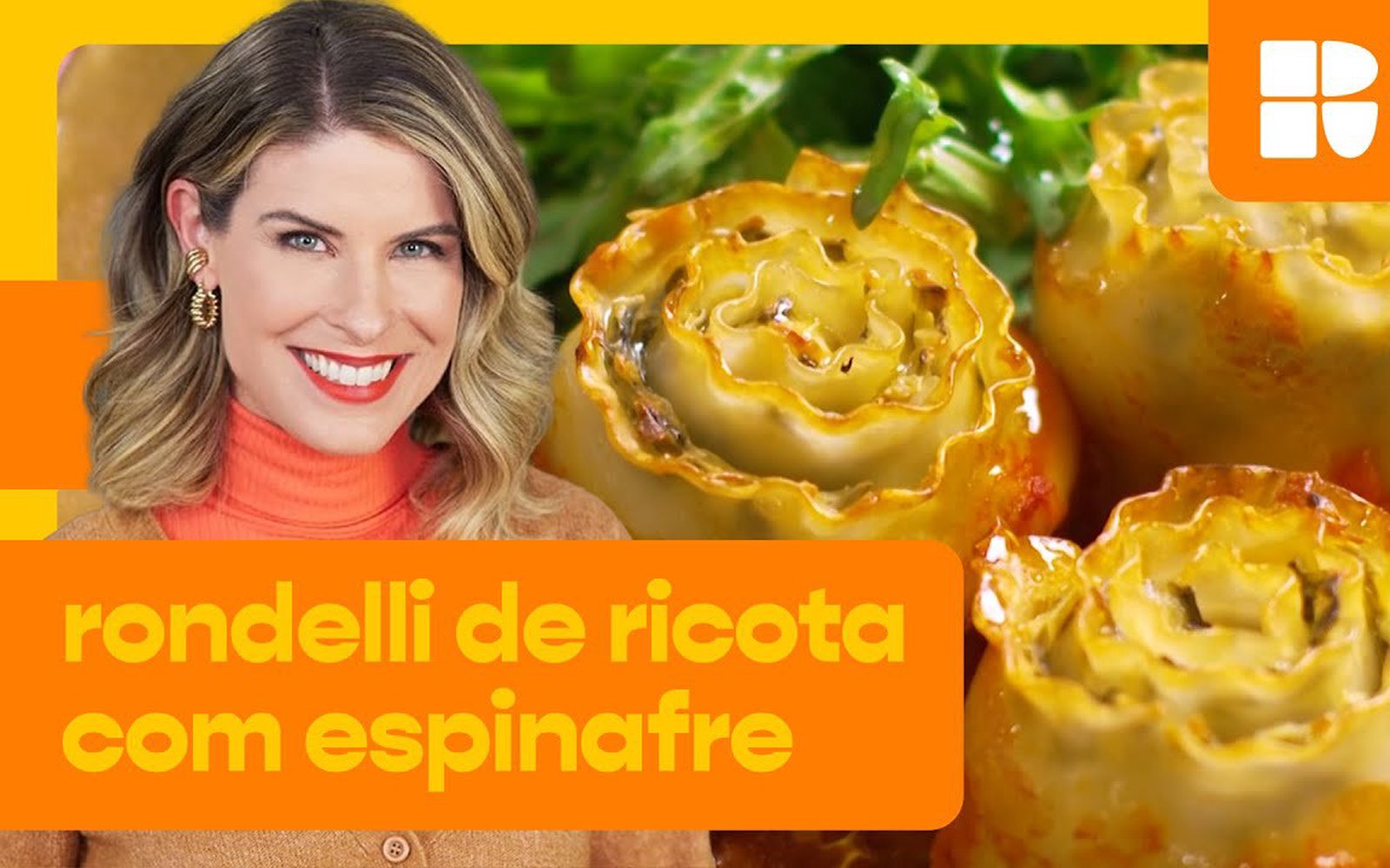 Rondelli de ricota com espinafre