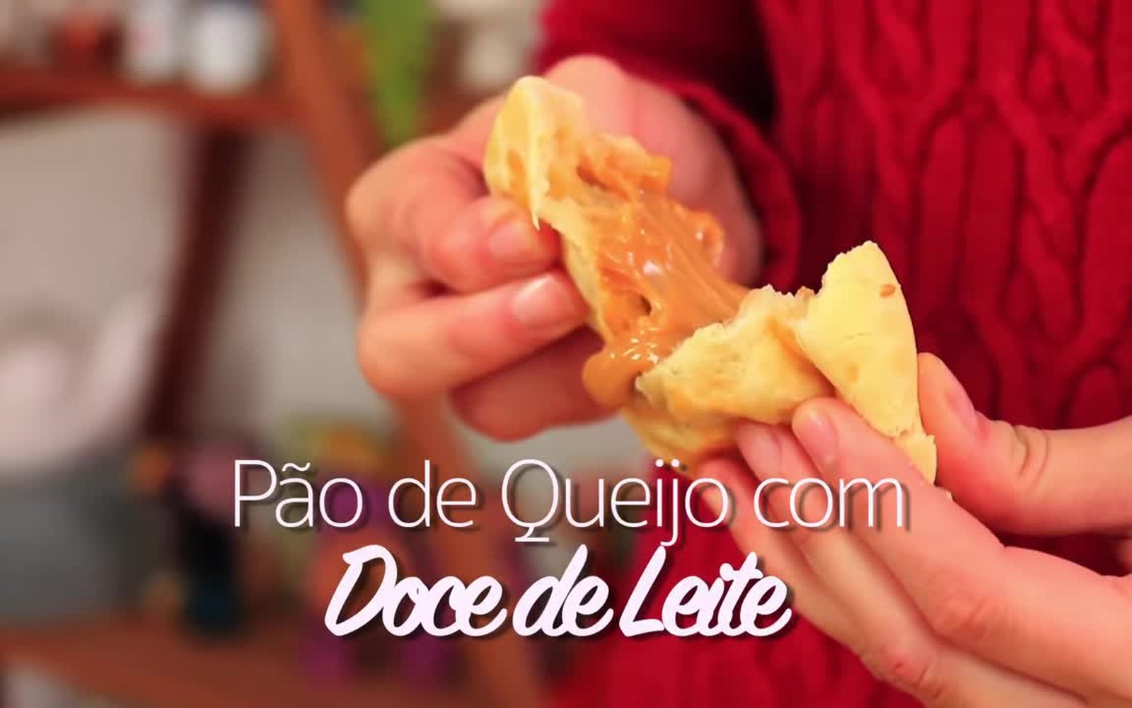 Receita de Pão de Queijo Recheado de Doce de Leite