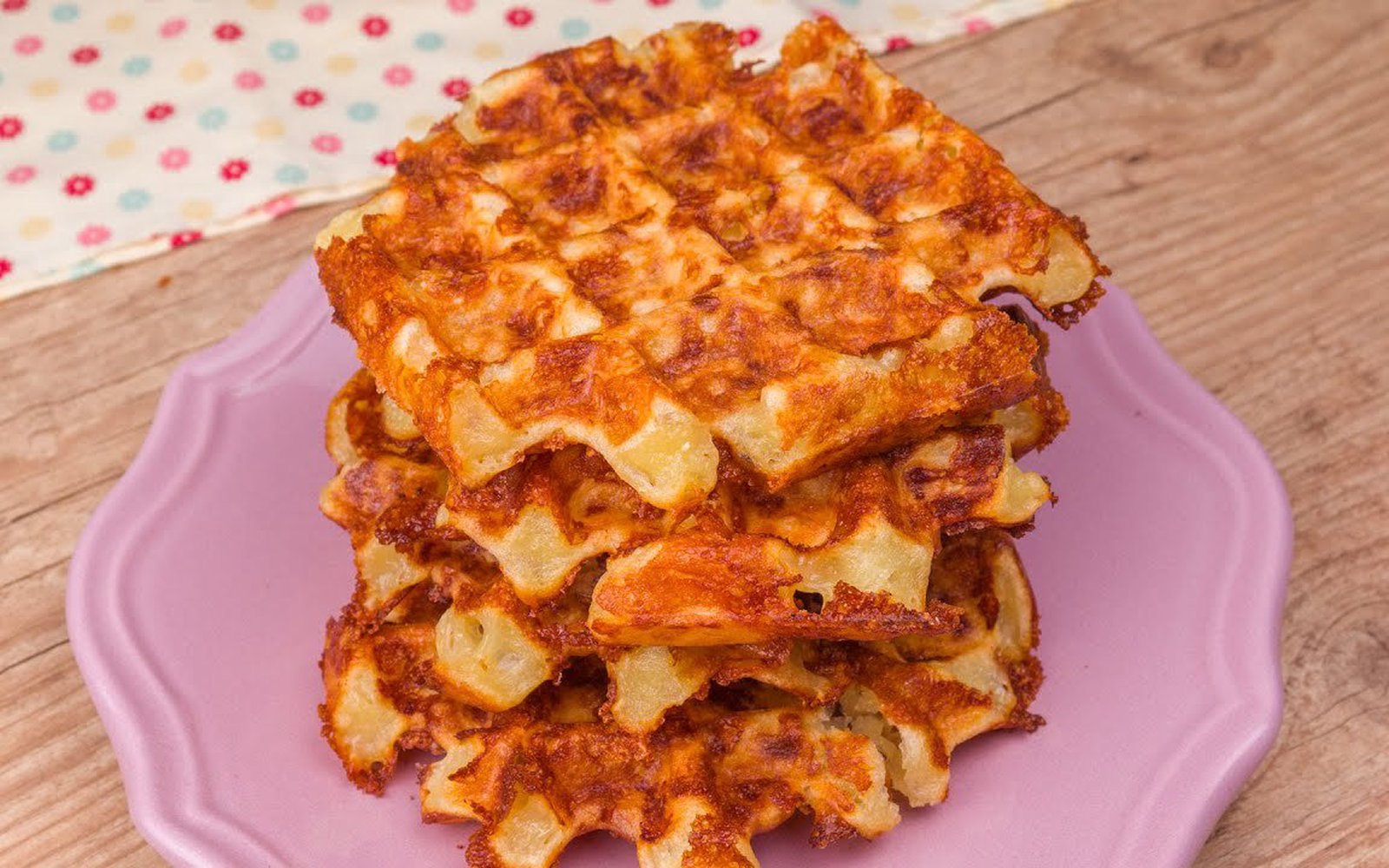 Waffle de Pão de Queijo