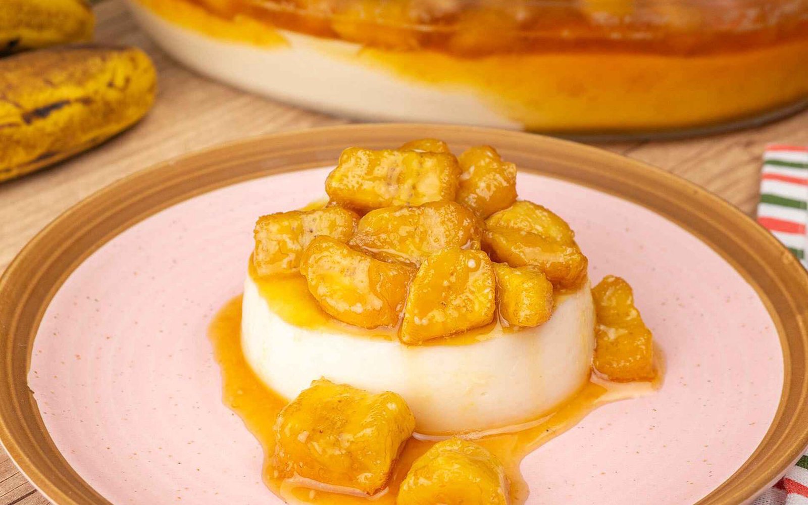 Banana Caramelada na Travessa