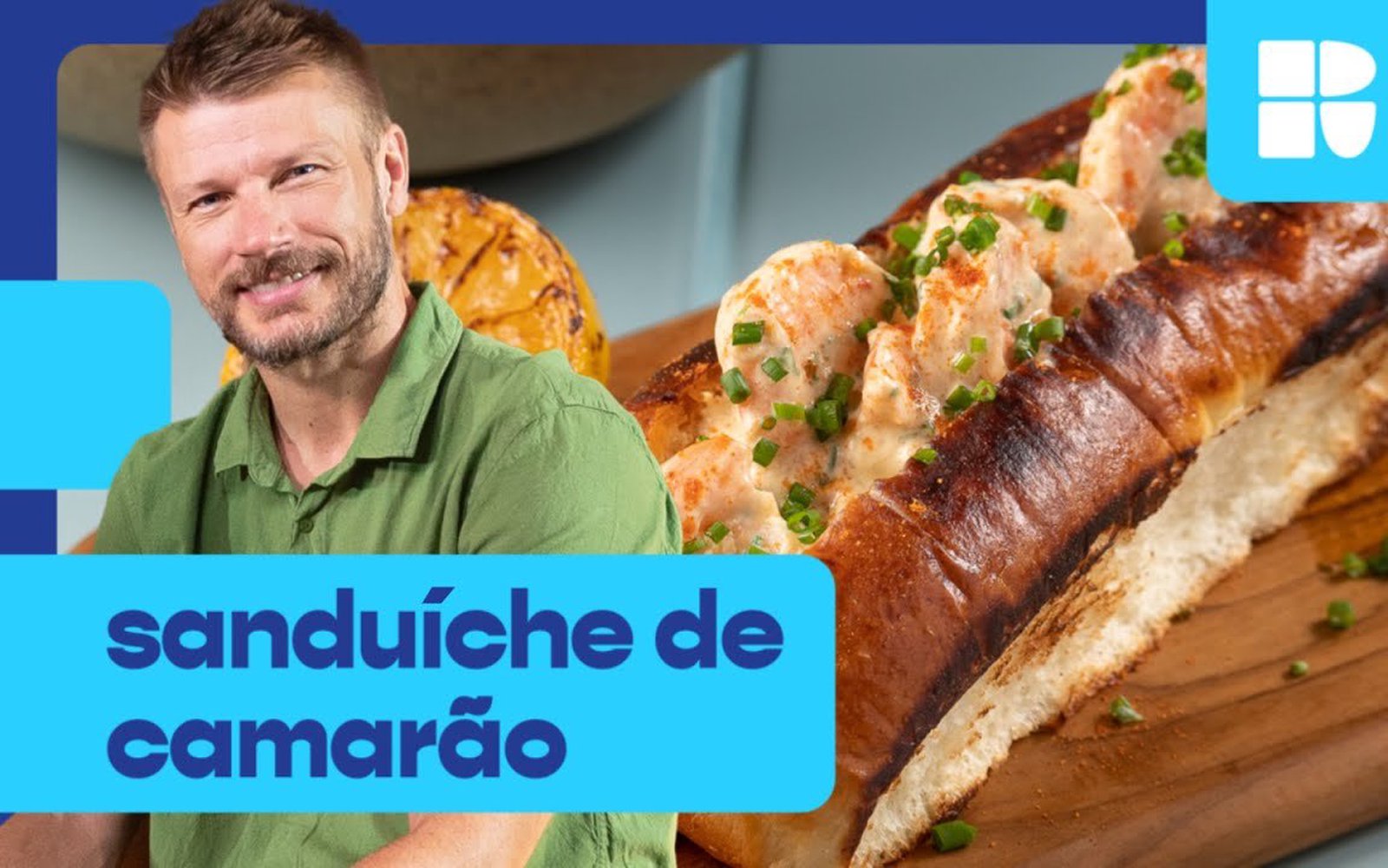 Sanduíche de camarão