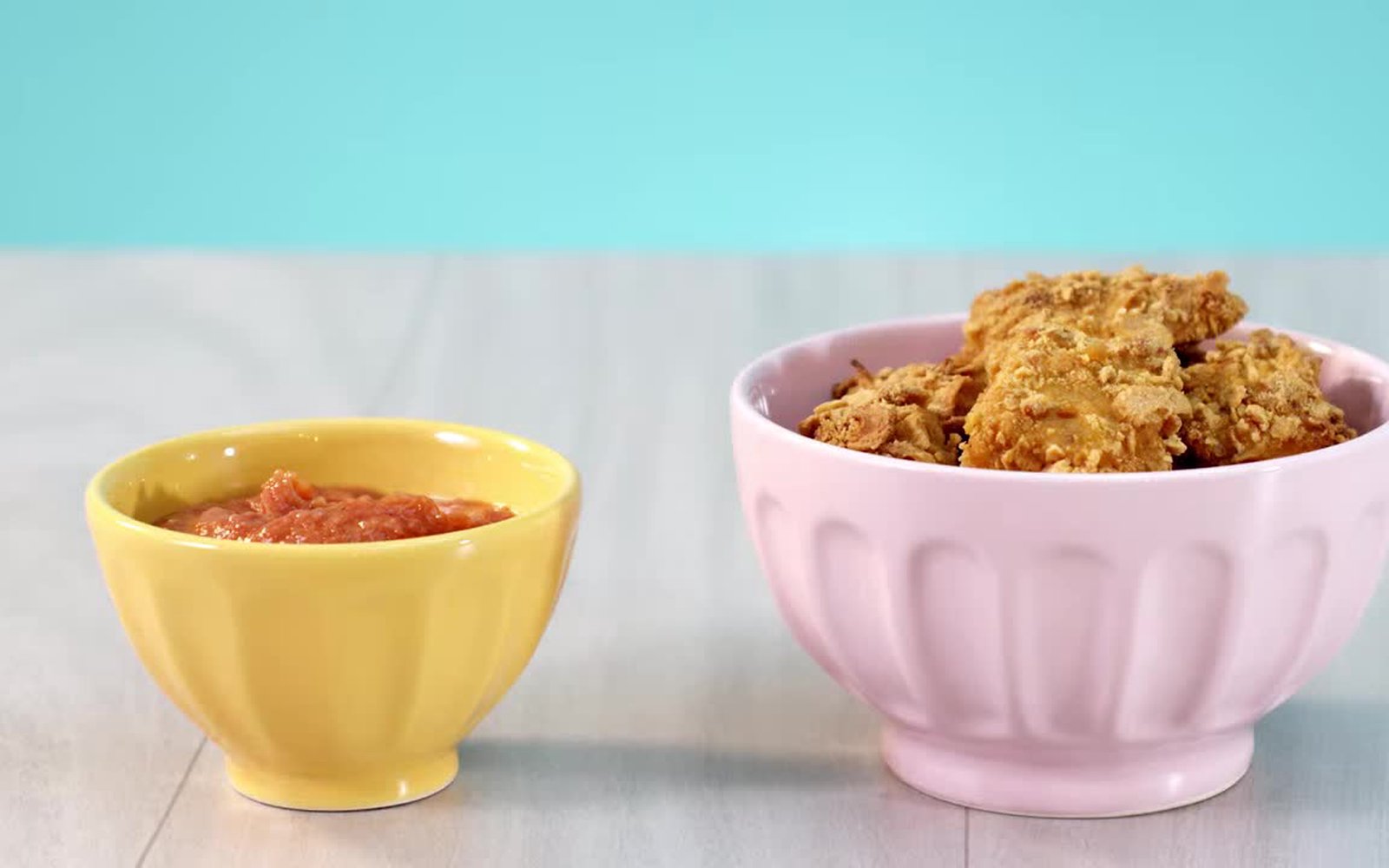 Receita de Nugget de Frango com Ketchup de Goiaba