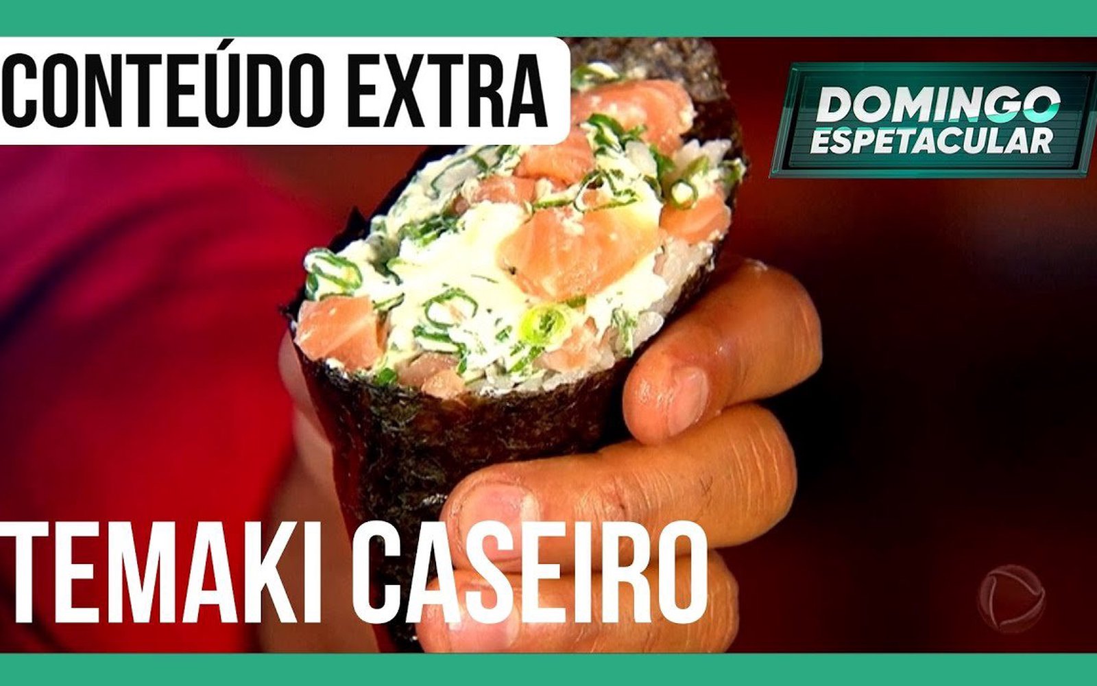 Temaki de Salmão com Cream Cheese