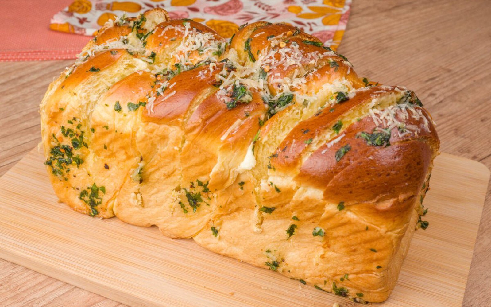 Pão de Alho com Muito Recheio Super Fofinho