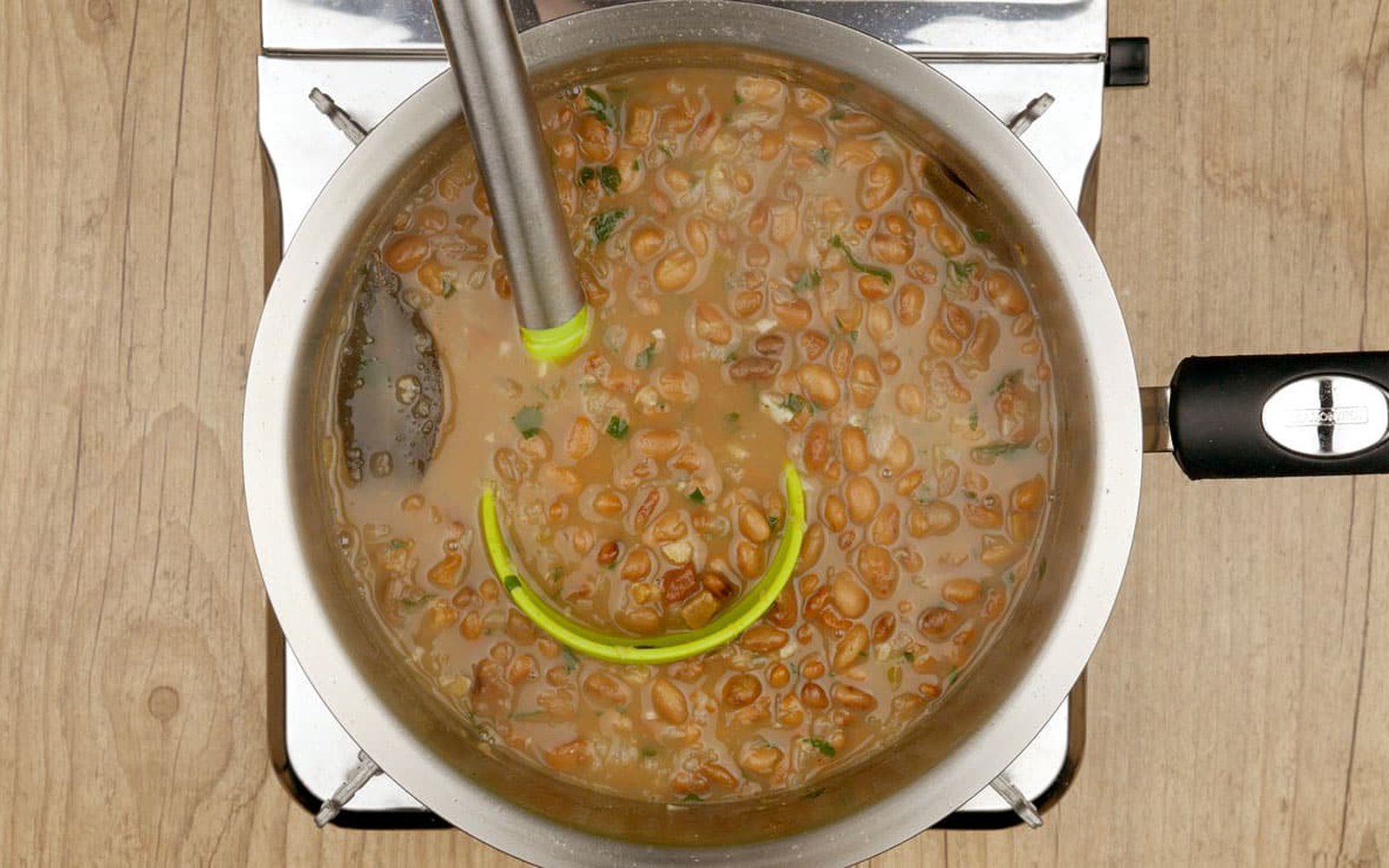 Feijão saboroso, com caldo encorpado e sem desconforto