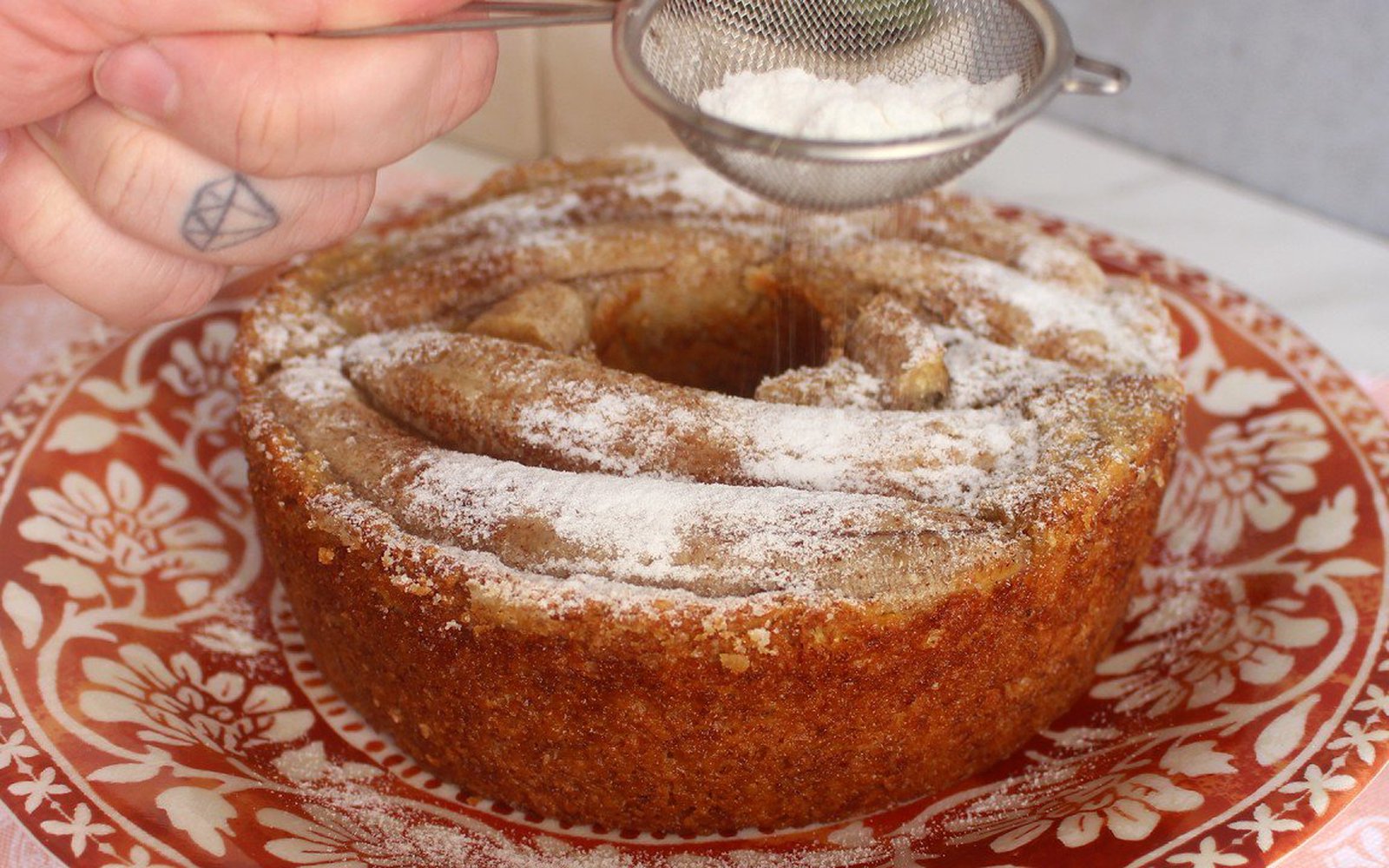 Bolo de Banana com Aveia
